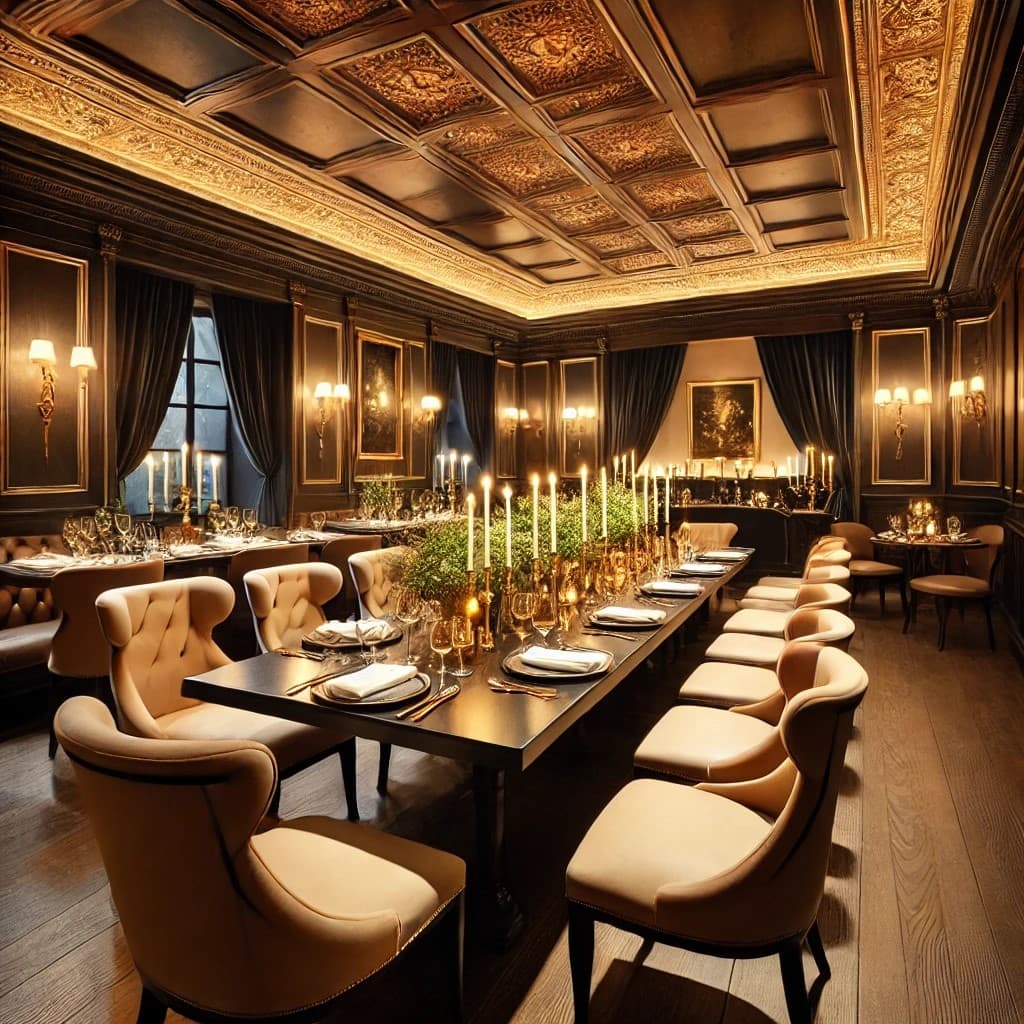 A private dining room